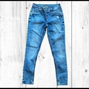 Justice Girls Distressed Skinny Jeans Size 14